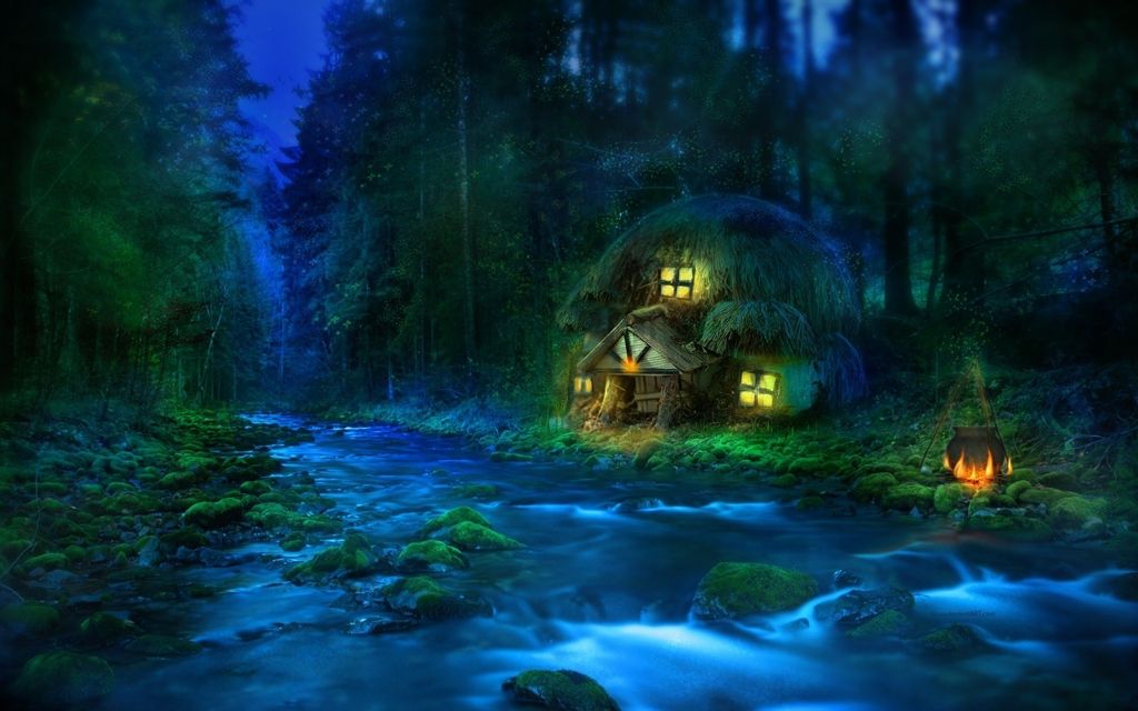 Ночь на ручье слушать Звуки природы на ночь детям