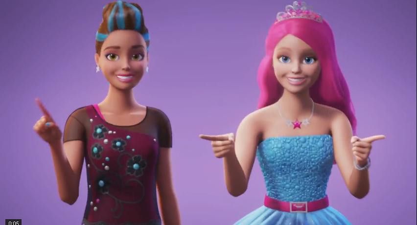 Слушайте нас, Слушать из мультфильма Барби Рок-принцесса, песню и текстом