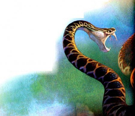 Змея из сказки Алладин