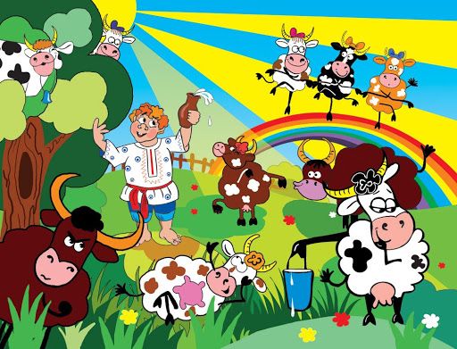 33 коровы, Слушать, песню из мультфильма и текстом