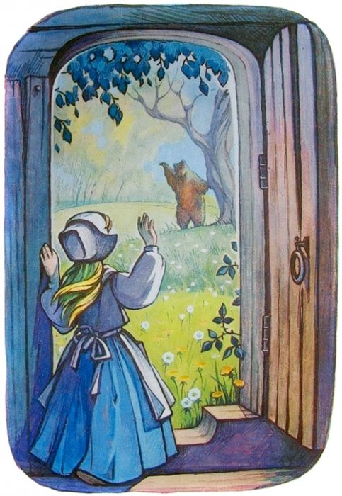 Жалко было Белоснежке расставаться с добрым другом