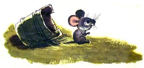 Мышка из ведра