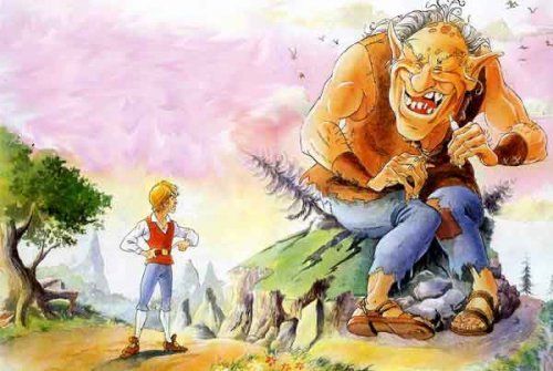 Портняжка встретил страшного великана