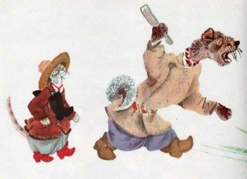 набросился пёс на лиса