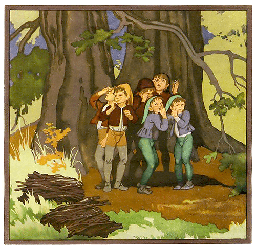 братья совсем перепугались и громко плакали