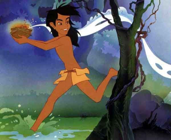 Маугли направился в деревню