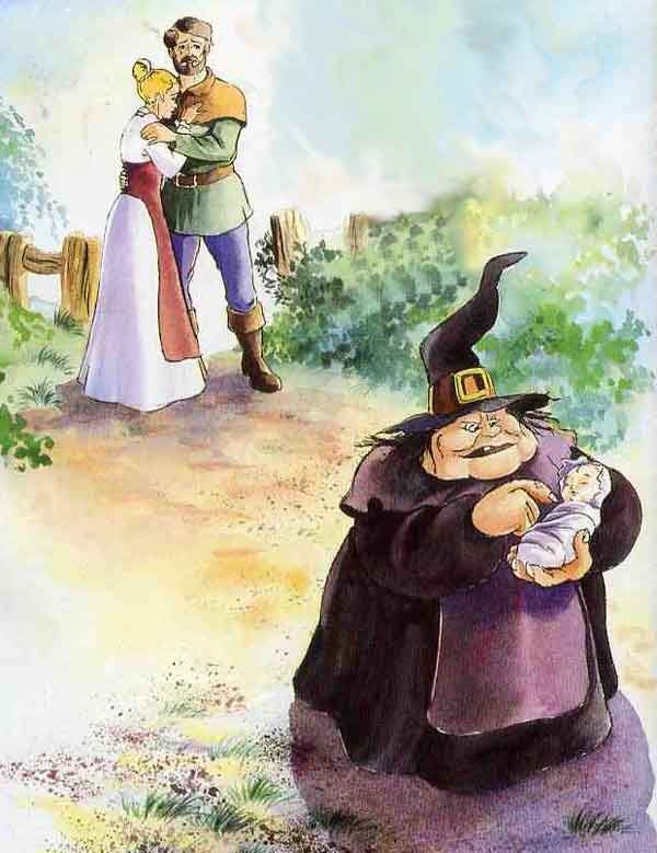 Колдунья забрала девочку к себе