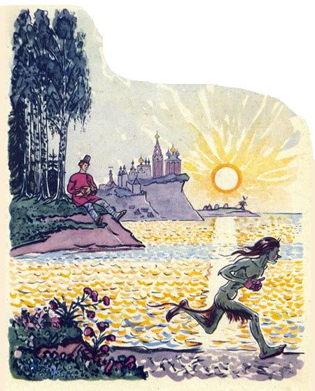 Прибежал бесёнок, задыхаясь