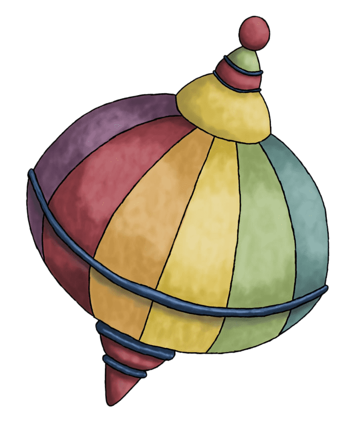 Стих Волчок Бориса Заходера из коллекции детских классиков