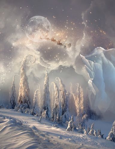 Стих Волшебная ночь Артура Гарипова из коллекции про времена года зима