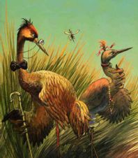 Журавль да цапля